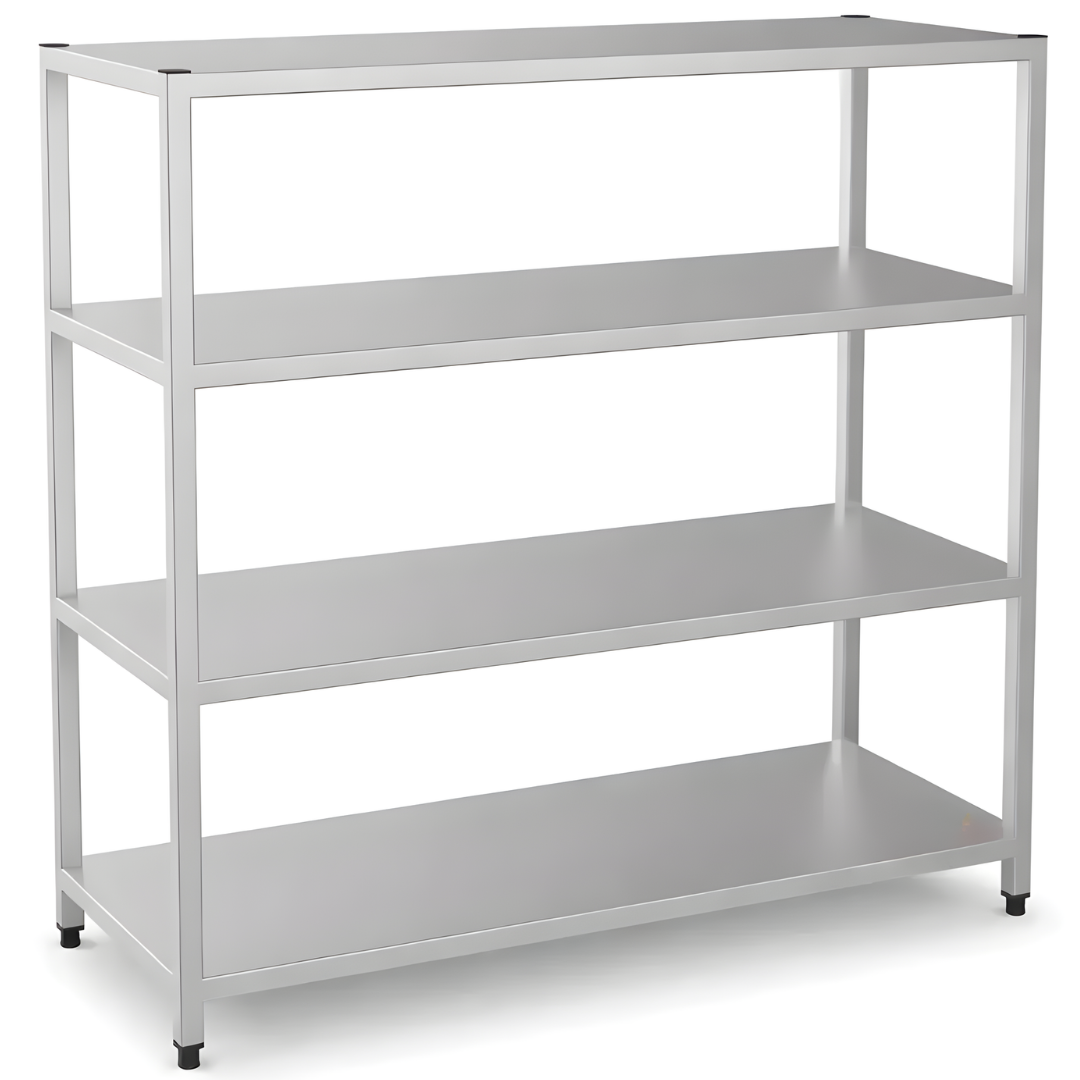Stainless Steel Plain Shelving Unit
