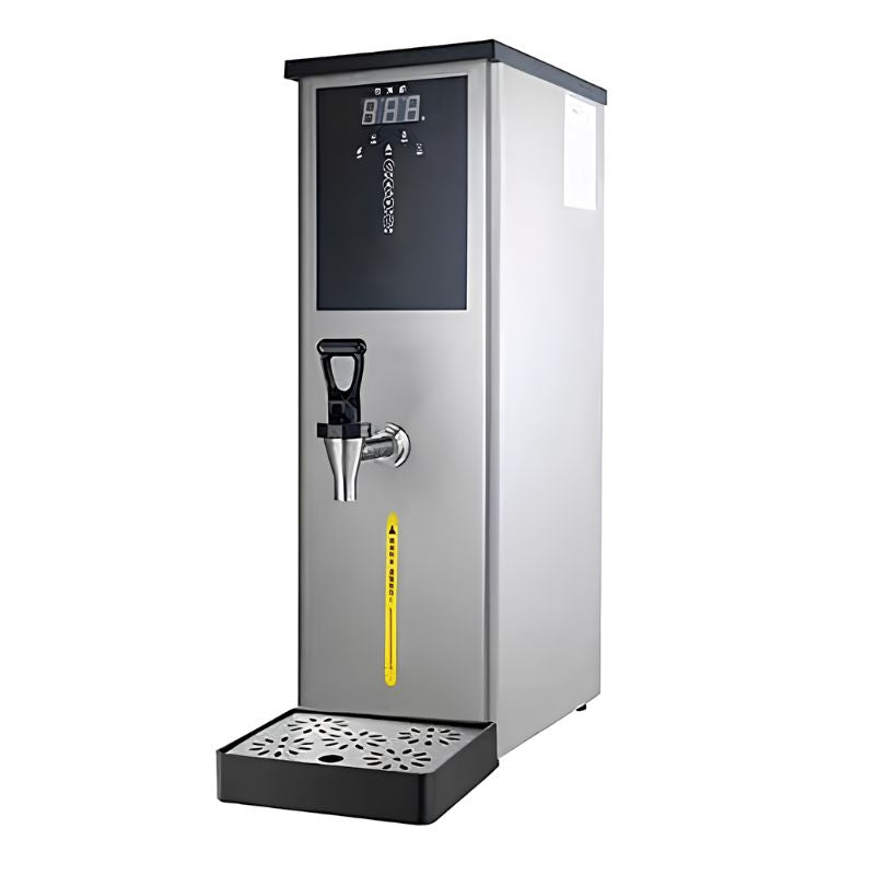 TZ-VZ50 20L Electric Water Boiler with 50 L/h performance, automatic water level and temperature control, stainless steel construction and direct water supply connection.