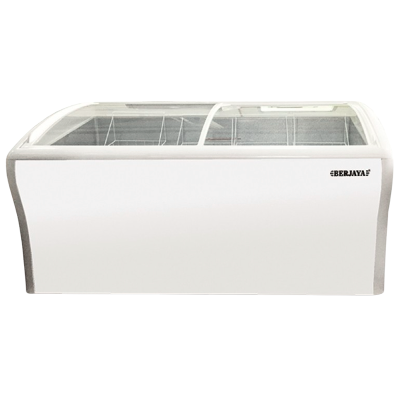 Chest Freezer(With Curve Glass Sliding) (BJY-CFGD400)