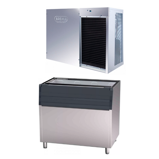 Fast Ice Cube Machine(VM1700) w/ Storage Bin(BIN350)