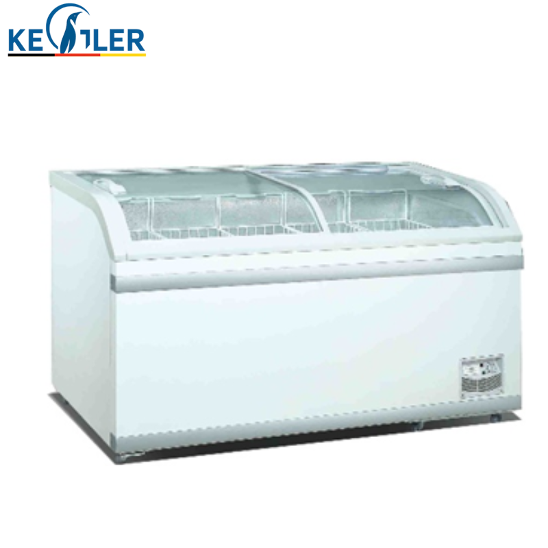 Chest Freezer Curved Glass
