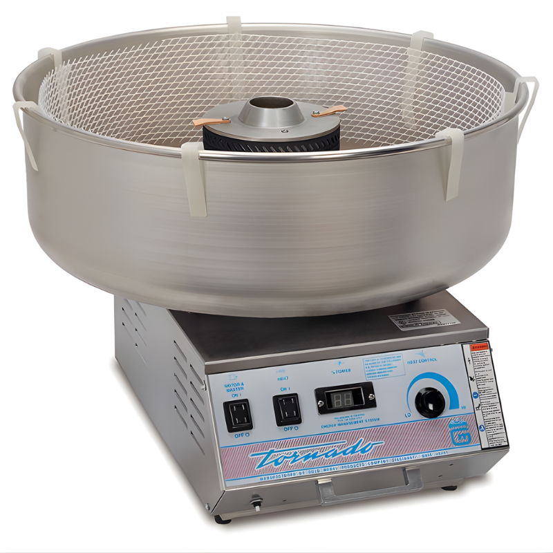 Gold Medal Stainless Steel Tornado Cotton Candy Machine Electronic Heat Control