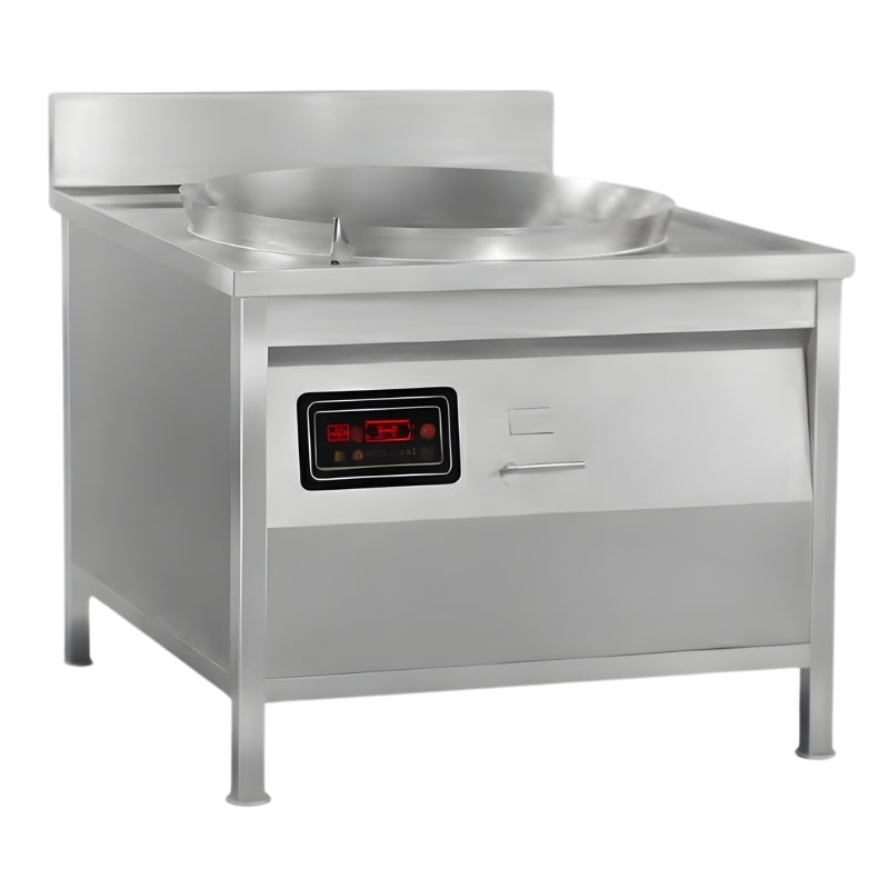Commercial Induction Kadai Fryer 30L Stainless Steel Energy Saving