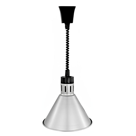 Food Warmer Heat Lamp Silver
