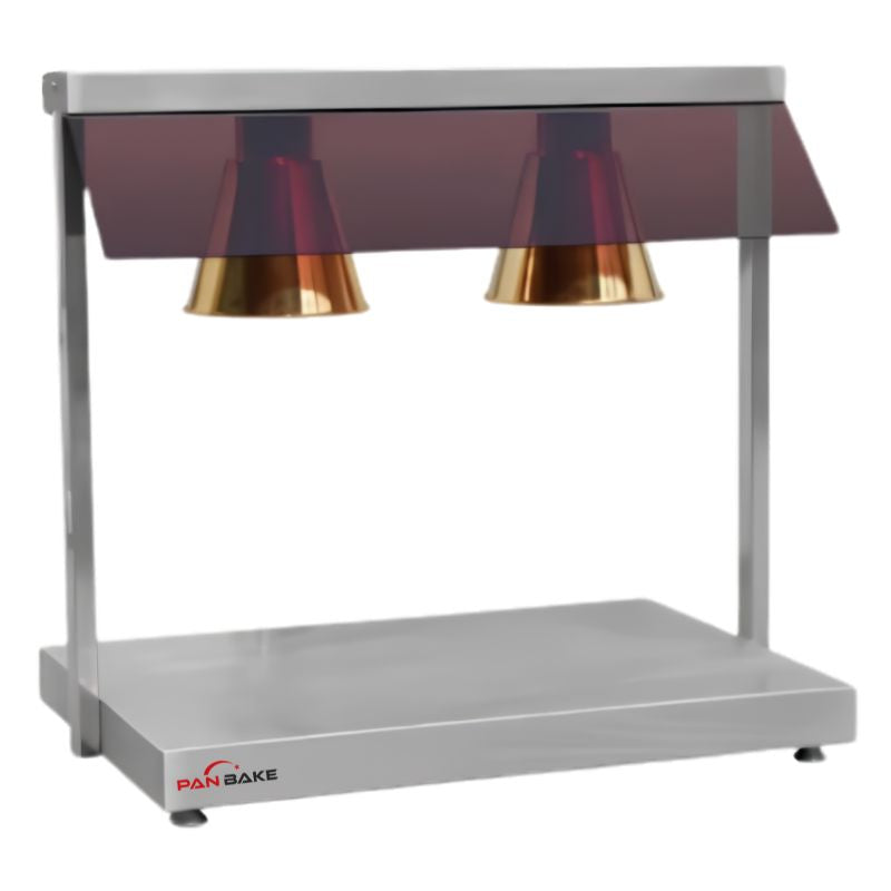 PBC-2F heavy-duty 2 light food warmer with 0.50kW heating system