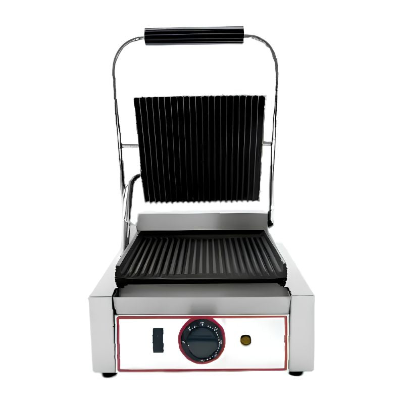 Electric Contact Grill All Grooved.