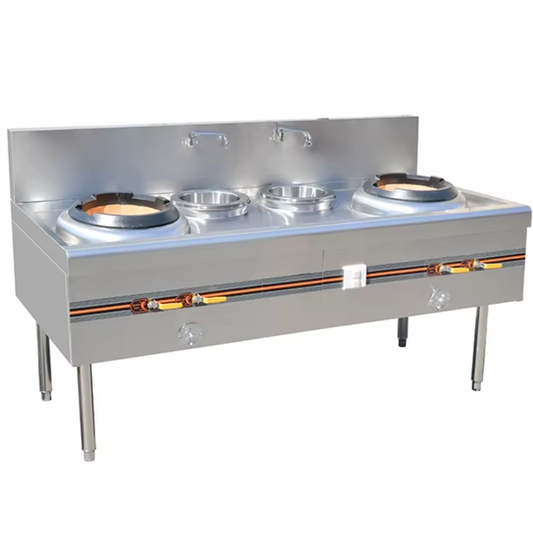 Commercial Gas Cooking Range - High Power Dual-Cooker