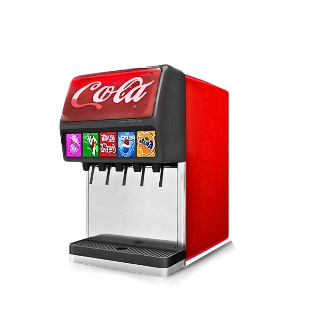 Coola Machine 5 Flavors Beverage Fountain Soda Cola Machine – Sharaf Kitchen Equipment