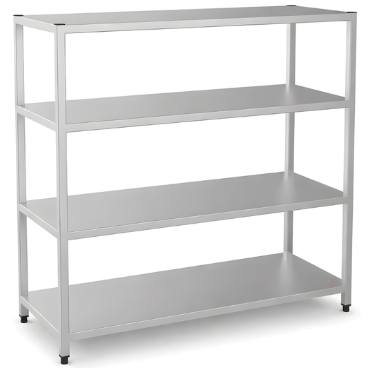 Stainless Steel Plain Shelving Unit