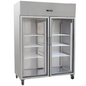 Steel Double Glass Door Upright Chiller(TZ1410TNG)
