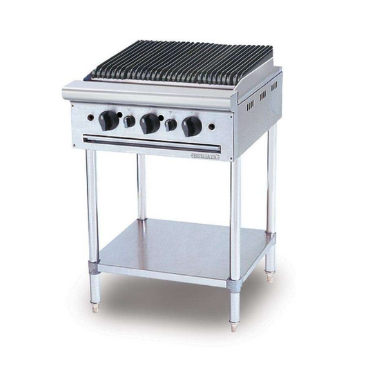 S/S Char broiler with freestanding-3 burners(CB3BFS)