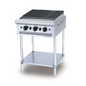 S/S Char broiler with freestanding-3 burners(CB3BFS)