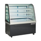 Confectionary showcase w/ 3 glass shelves(cake display-black)