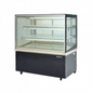 Rectangular confectionary showcase w/2 glass shelves(cake display-Black)