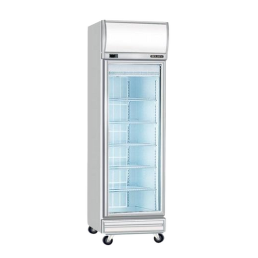 Painted Upright Single Glass Door Freezer(1DDFS(1D/DF-S-EV)