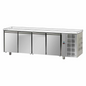 Tavolo S/S 4 Door Chiller -No Back Splash  W/ Built-In Condensing Unit, Working Table