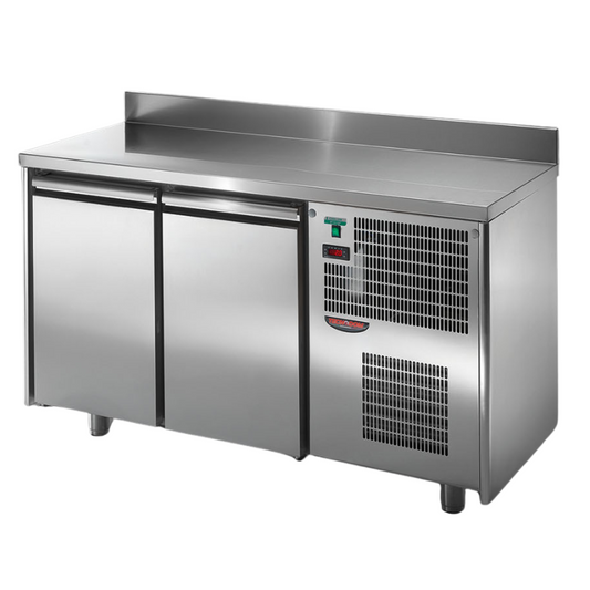 Tavolo TN2-S/S Double Door Chiller&nbsp; With Backsplash w/ built-in condensing unit, GN 1/1 refrigerated Counters working top