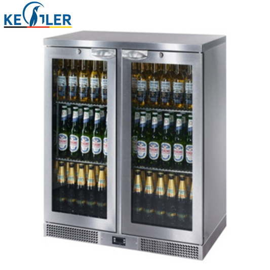 Double Door Bottle Coolers - Hinged