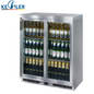 Double Door Bottle Coolers - Sliding