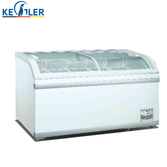 Chest Freezer Curved Glass