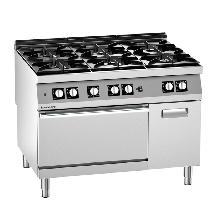 Six Burner Gas Range, Two Fan Convection Gas Oven(2N1FAAGV)
