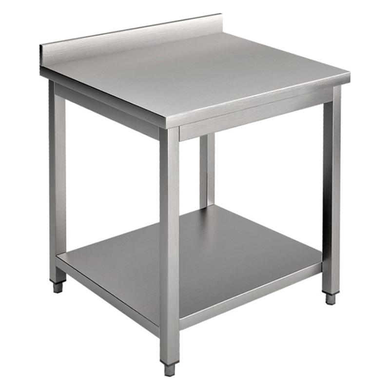 Splashback Table Table With Rear Splashback 70 Cm(E07TA) – Sharaf Kitchen Equipment