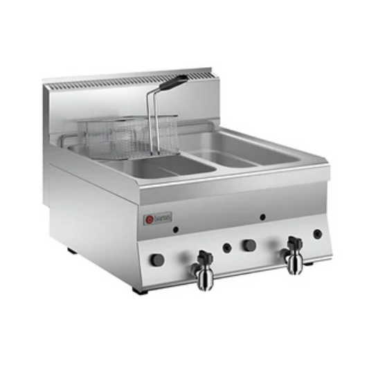2 Basin Gas Deep Fat Fryer 8 + 8 Lt(6NFR/G600)