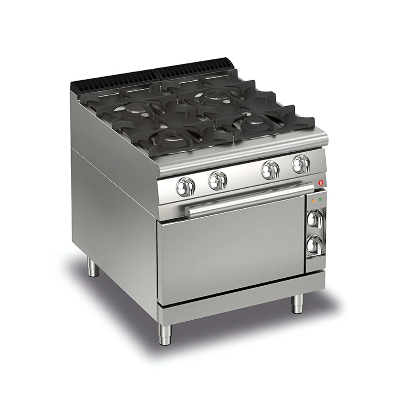 Gas Range 4 Burner On Gas Oven(NC90PCF/G8001(N9PCF/G8001)(C90PCF/G8001))