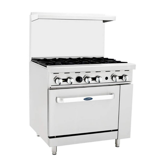 6 Burner 36" Range with Standard Oven(ATO-6B)