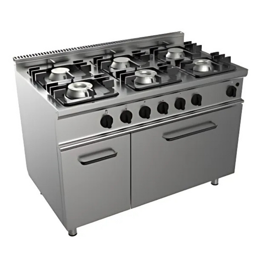 Gas Stove With Oven -90cm -6 Burners(AT9G6BO-2)