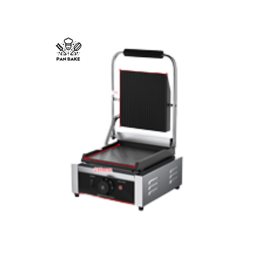 commercial Electric Panini Grill (Up Grooved, Down Flat) UAE