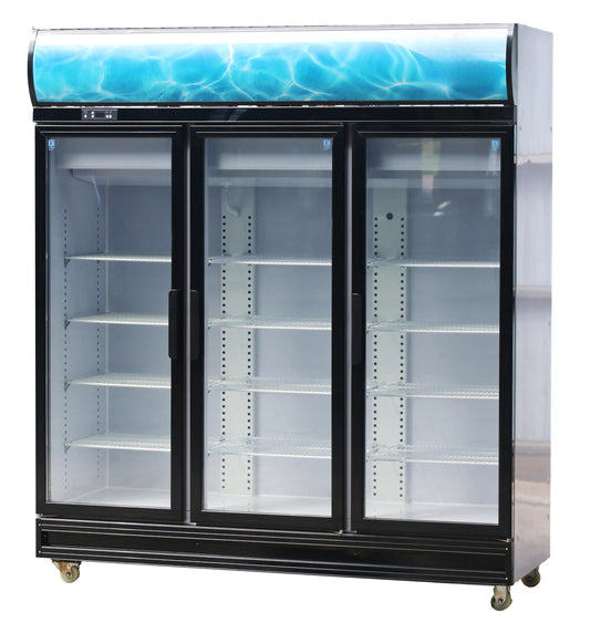 commercial Black Series 3 Door Display Chiller