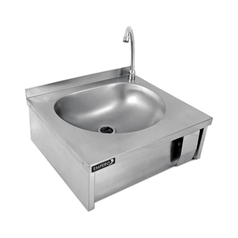 Empero Stainless Steel Knee Operated Hand Wash Sink Wall Mounted