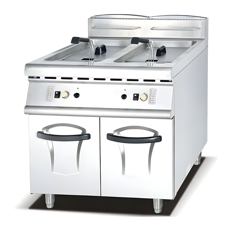 Gas Fryer 2 Tank 2 Basket Commercial Deep Fryer