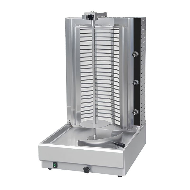 electric doner kebab grill with 60kg meat capacity