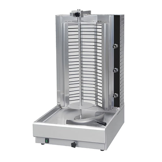 electric doner kebab grill with 60kg meat capacity