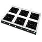 6-zone commercial induction cooker 21kW 380V