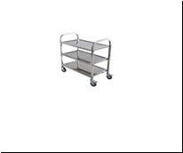 Service trolley Stainless Steel