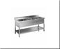 Three Bowl Sink Unit – Stainless Steel