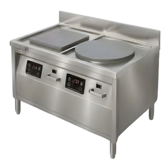 Induction Chapati Tawa with Puffer Commercial Machine