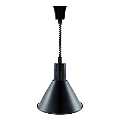 Black Infrared Food Warmer Heat Lamp