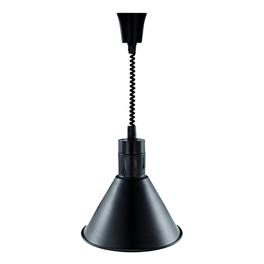 Black Infrared Food Warmer Heat Lamp