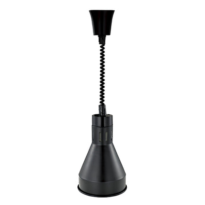 Black Infrared Food Warmer Heat Lamp