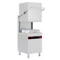 Kegler KGH50-DD hood type commercial dishwasher with 500x500mm rack