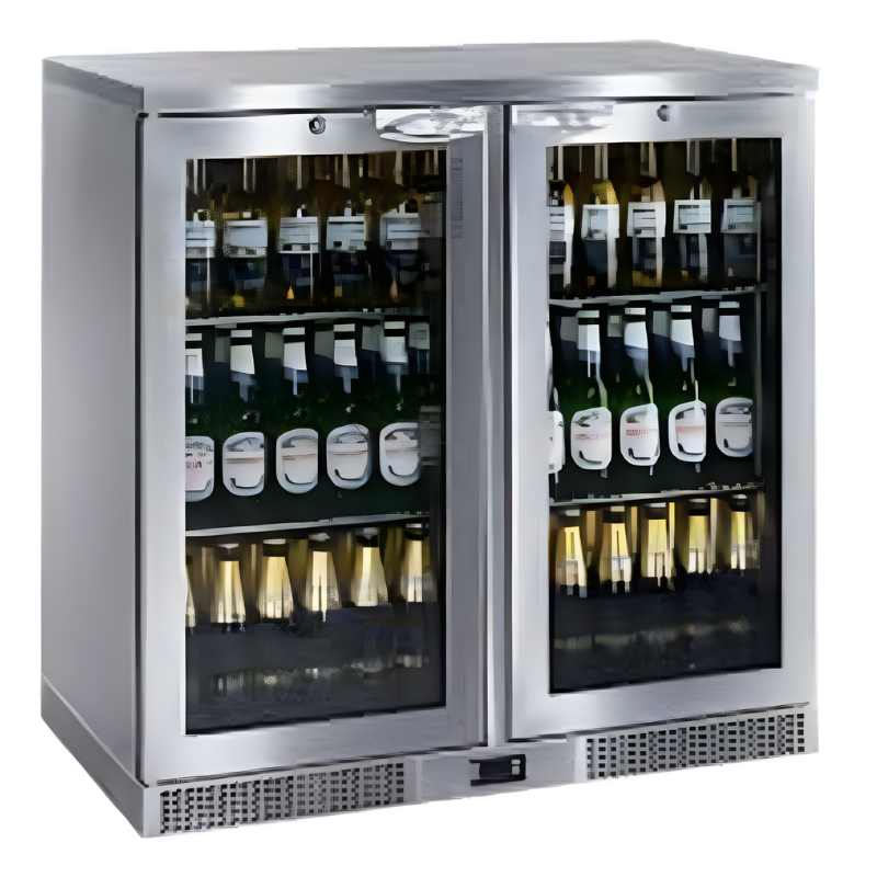 Double Door Bottle Coolers - Hinged(KGB208H)