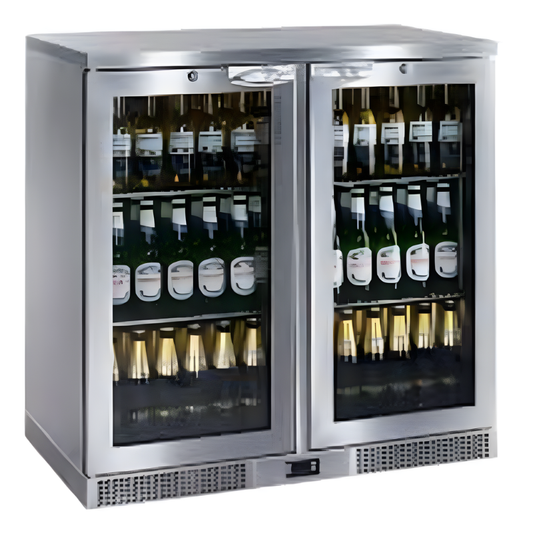 Double Door Bottle Coolers - Hinged(KGB208H)