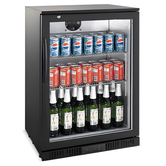 Klimavero FB1H Black Bottle Cooler 138L Single Door