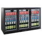 Klimavero FB3H Black Bottle Cooler 330L Triple Door