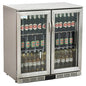 Klimavero FS2H Stainless Steel Bottle Cooler 208L Double Door