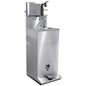 Foot Operated Mobile Hand Wash Sink Stainless Steel Portable Sink